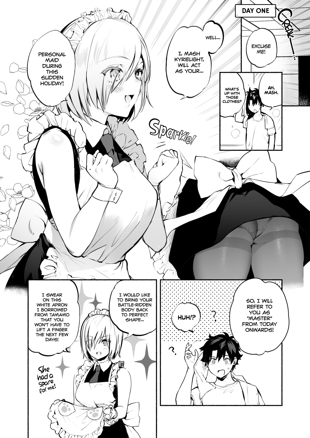 Hentai Manga Comic-My Kouhai Maid Is Looking After Me-Read-4